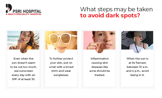 steps to avoid dark spots