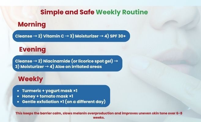 how to remove dark spots on face