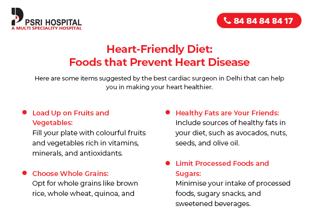heart friendly diet foods that prevent heart disease