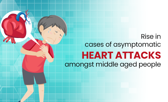  Rise in cases of asymptomatic heart attacks among middle-aged people 