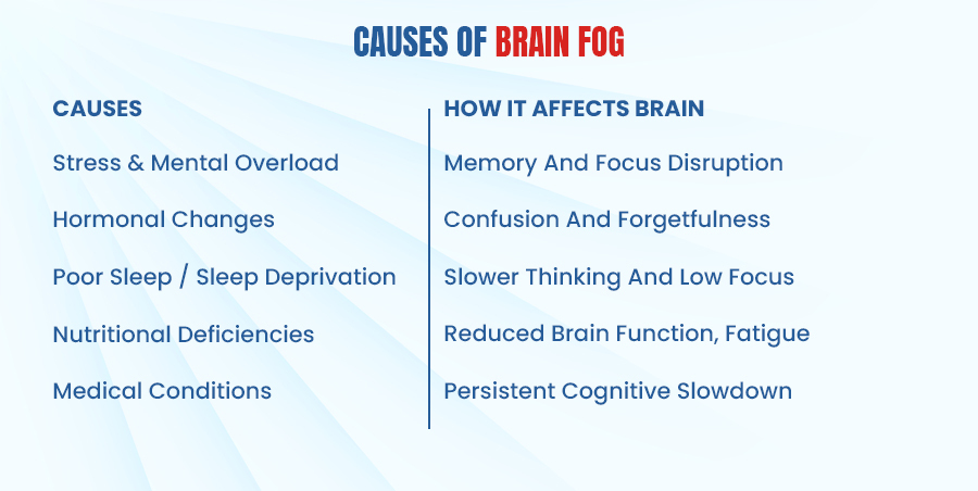 brain fog causes