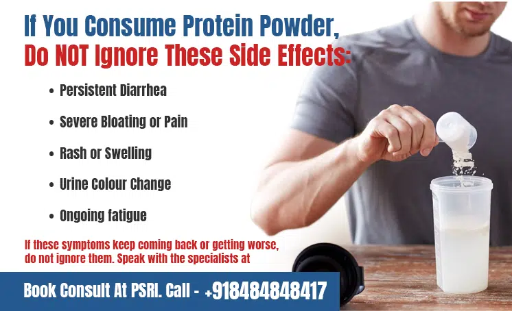 consume protein powder do not ignore these side effects