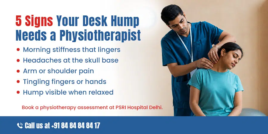 signs your desk hump needs a physiotherapist